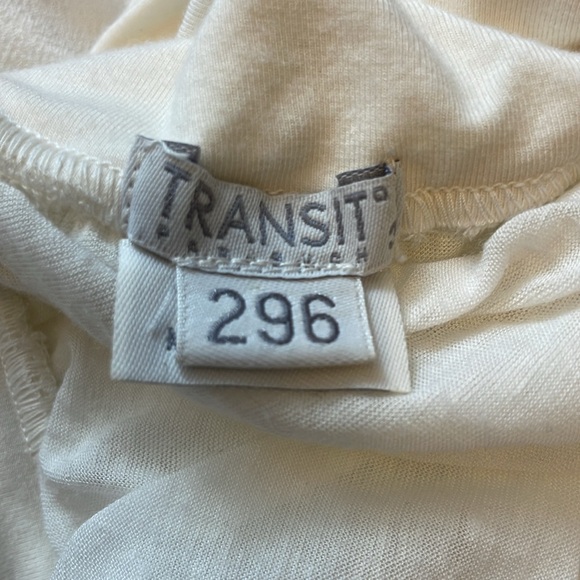 Transit Par-such white chiffon maxi skirt size medium - Picture 5 of 7